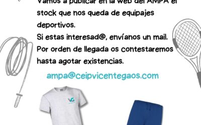 Ultimas unidades equipaje deportivo