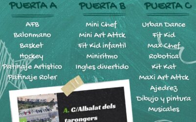 EIXIDES EXTRAESCOLARS