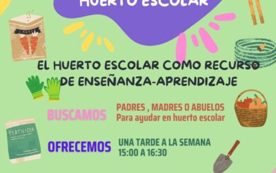 EL HUERTO NECESITA MANOS